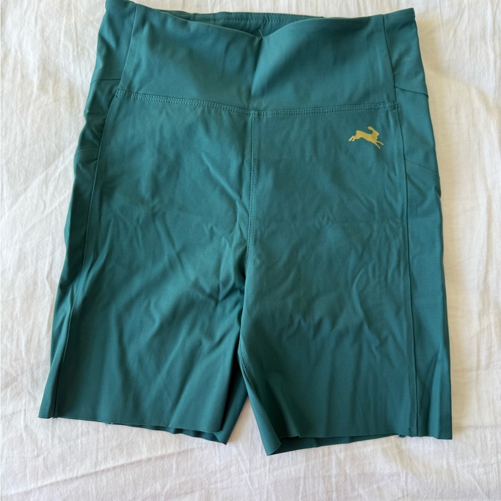 Tracksmith Teal Athletic Shorts Small